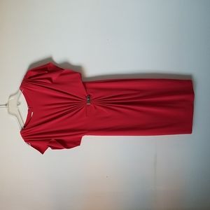Red dress from Ann Klein